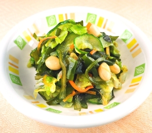 大豆野菜和風和え